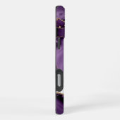 Coque iPhone 16 Pro Max Pierre d'Agate Violette Géode iPhone (Côté droit)