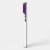 Coque iPhone 16 Pro Max Pierre d'Agate Violette Géode iPhone (Côté gauche)
