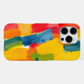 Coque iPhone 16 Pro Max Pinceau abstrait (Verso Horizontal)