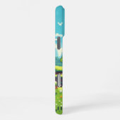 Coque iPhone 16 Pro Max Pixel Buzz : L'aventure Sunny Meadow (Côté droit)