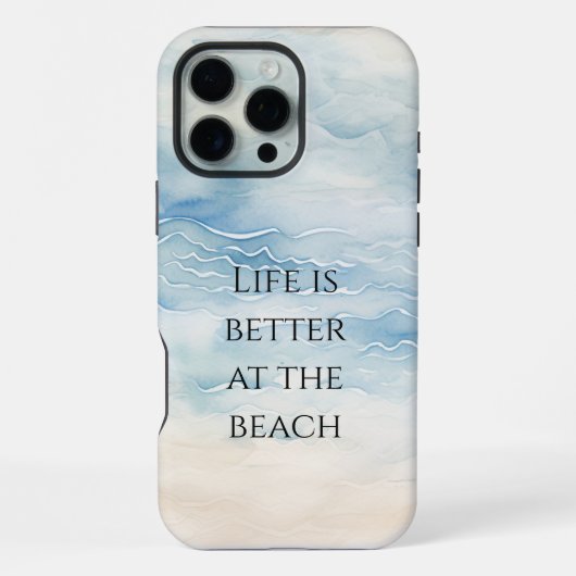 Coque iPhone 16 Pro Max Plage Océanique Côtière   (Verso)