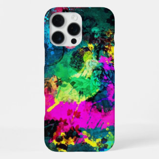 Coque iPhone 16 Pro Max plaque de peinture colorée
