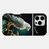 Coque iPhone 16 Pro Max Pleine Lune Aigle (Verso Horizontal)