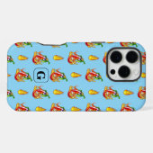 Coque iPhone 16 Pro Max Pompier Pepper & Motif de Flamme Option Initiale (Verso Horizontal)
