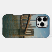 Coque iPhone 16 Pro Max Pont de Brooklyn & Skyline de NYC (Verso Horizontal)