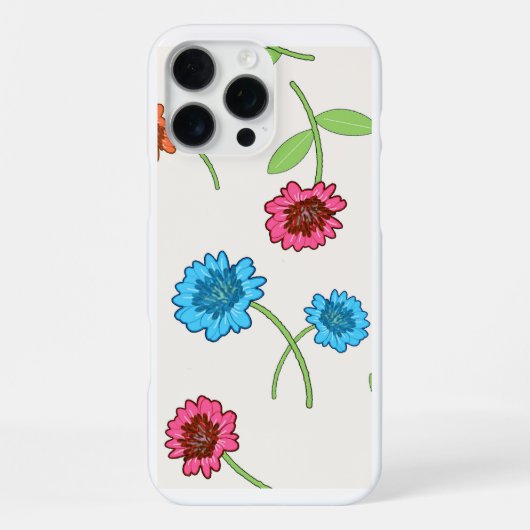 Coque iPhone 16 Pro Max poppy flowers (Verso)