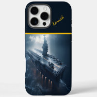 Porte-avions de flotte naviguant dans les mers ora