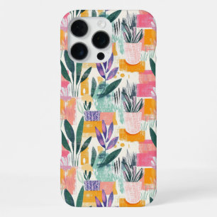 Coque iPhone 16 Pro Max Pots de jardin motif de style fauvisme