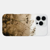 Coque iPhone 16 Pro Max Prairie brun doré au lever du soleil (Verso Horizontal)