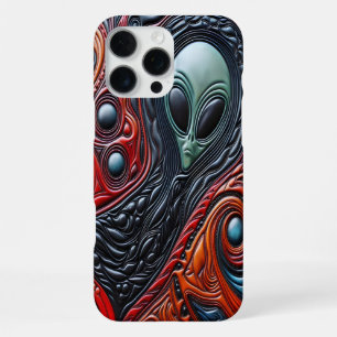 Coque iPhone 16 Pro Max Présence extraterrestre mystérieuse dans un tourbi