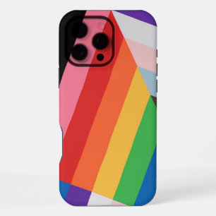 Coque iPhone 16 Pro Max Progrès de la conception du drapeau de fierté - LG