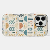 Coque iPhone 16 Pro Max Rainbow Botanical Minimalist (Verso Horizontal)