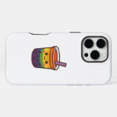 Coque iPhone 16 Pro Max Rainbow Bubble Tea LGBTQ+ Pride (Verso Horizontal)