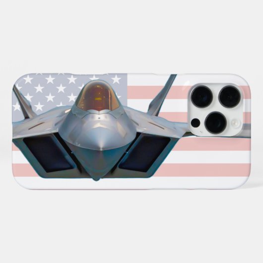 COQUE iPhone 16 PRO MAX RAPTEUR F-22A (Verso Horizontal)