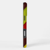 Coque iPhone 16 Pro Max Rayures diagonales multicolores – Arc-en-ciel mode (Côté droit)