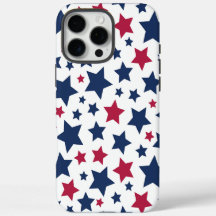 Red and Blue Stars - motif de drapeau américain