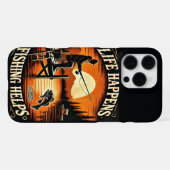Coque iPhone 16 Pro Max Reflets du coucher de soleil sur l'eau (Verso Horizontal)