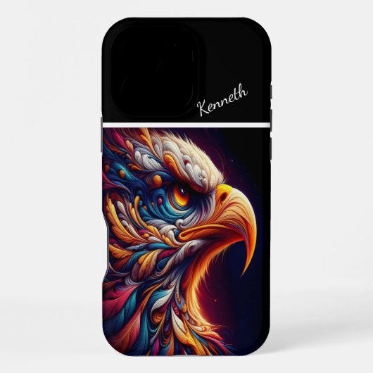Coque iPhone 16 Pro Max Regard de l'aigle (Verso)