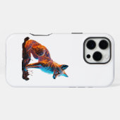 Coque iPhone 16 Pro Max Renard de givre (Verso Horizontal)