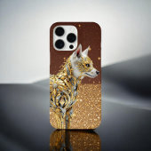 Coque iPhone 16 Pro Max Renard Glimmer Doré