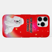 Coque iPhone 16 Pro Max Restez Pawsitive (Verso Horizontal)