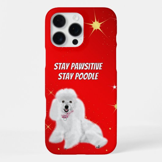 Coque iPhone 16 Pro Max Restez Pawsitive (Verso)