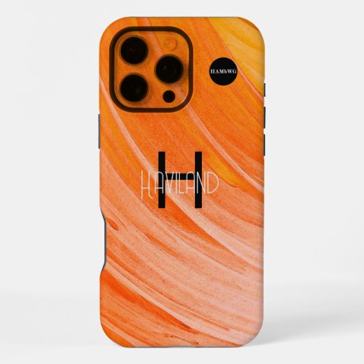Coque iPhone 16 Pro Max Résumé Conception Cellule Téléphone Case HAMbWG (Verso)