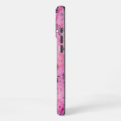 Coque iPhone 16 Pro Max Résumé d'art abstrait de sundae à la fraise (Côté gauche)