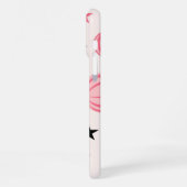 Coque iPhone 16 Pro Max Retro Chic Citrouille rose Motif chute lunaire (Côté gauche)