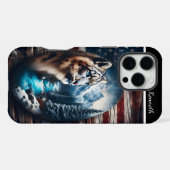 Coque iPhone 16 Pro Max Rêves de léopard des neiges (Verso Horizontal)