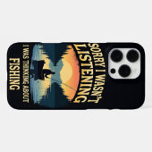 Coque iPhone 16 Pro Max Rêves de pêche à l'heure dorée (Verso Horizontal)