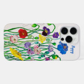 Coque iPhone 16 Pro Max Robe d'Aquarelle Fun Fun Fun Fun Poppy (Verso Horizontal)