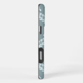 Coque iPhone 16 Pro Max Rococo Damask Art I Duck Egg Blue+Teal (Côté droit)