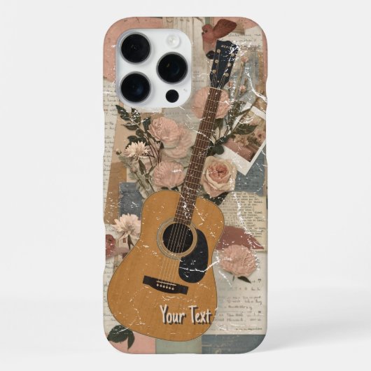 Coque iPhone 16 Pro Max Romantic Classical Guitar Player Gift (Verso)