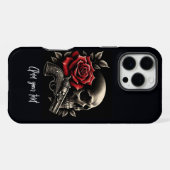 Coque iPhone 16 Pro Max RoseCrâne (Verso Horizontal)