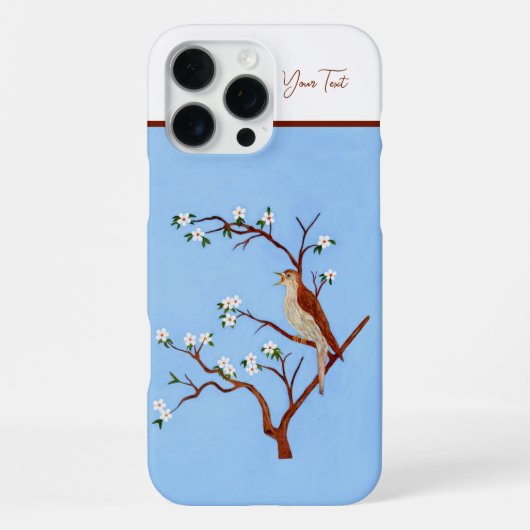 Coque iPhone 16 Pro Max Rossignol (Verso)