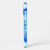 Coque iPhone 16 Pro Max Roue d'eau bleue (Côté gauche)