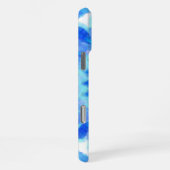 Coque iPhone 16 Pro Max Roue d'eau bleue (Côté droit)