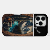 Coque iPhone 16 Pro Max Route de montagne (Verso Horizontal)