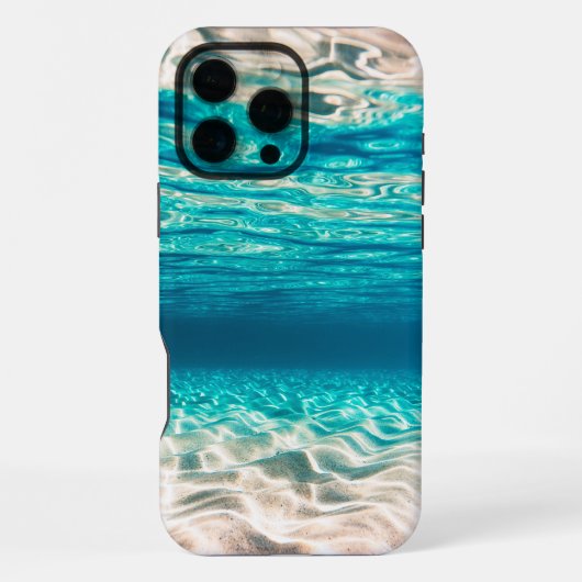 Coque iPhone 16 Pro Max Sable Brun Sous la Mer (Verso)