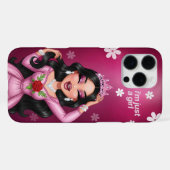Coque iPhone 16 Pro Max Sacoche téléphonique Princess personnalisée (Verso Horizontal)