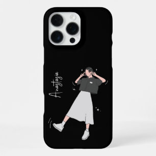 Coque iPhone 16 Pro Max "Say Cheese" Aesthétique fille personnalisable