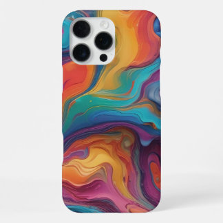 Coque iPhone 16 Pro Max Se démarquer avec style : Abstrait accrocheur