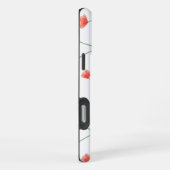 Coque iPhone 16 Pro Max Seamless poppies floral background (Côté droit)