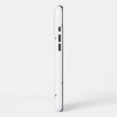 Coque iPhone 16 Pro Max Seamless Red Floral Ditsy Pattern Transparent  (Côté gauche)