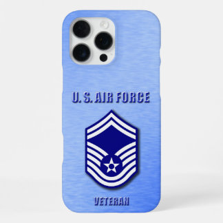 Coque iPhone 16 Pro Max Senior Master Sergeant USAF Phone Case