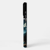 Coque iPhone 16 Pro Max Serenade au clair de lune de Wolf (Côté gauche)