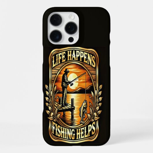 Coque iPhone 16 Pro Max Sérénité au coucher du soleil (Verso)