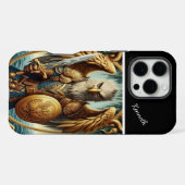 Coque iPhone 16 Pro Max Serment d'aigle chevalier (Verso Horizontal)
