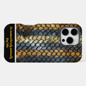 Coque iPhone 16 Pro Max Serviette unique avec motifs complexes (Verso Horizontal)